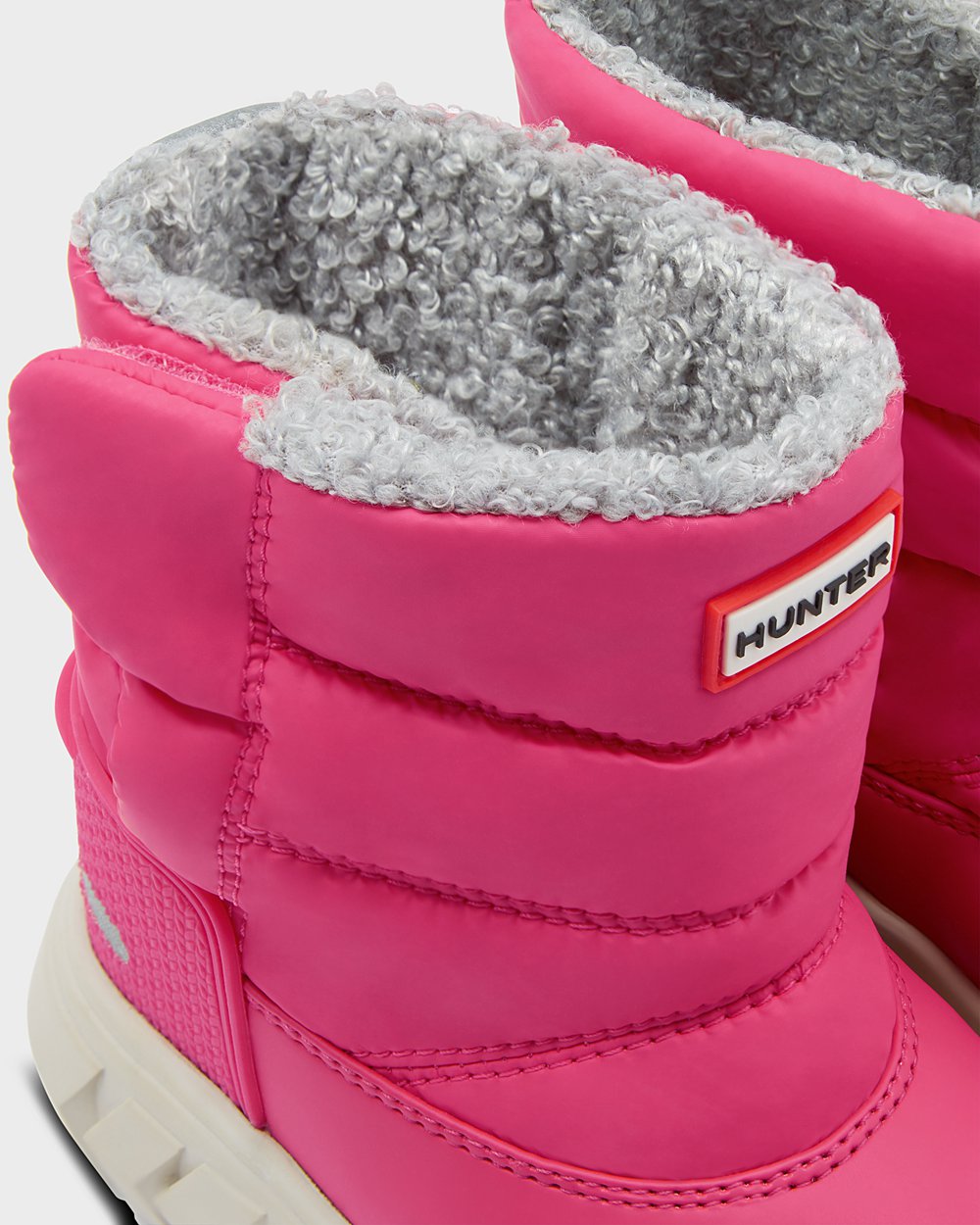 Botas De Neve Hunter Criança Luz Rosa - Original Little Insulated - 87GXDCUZT